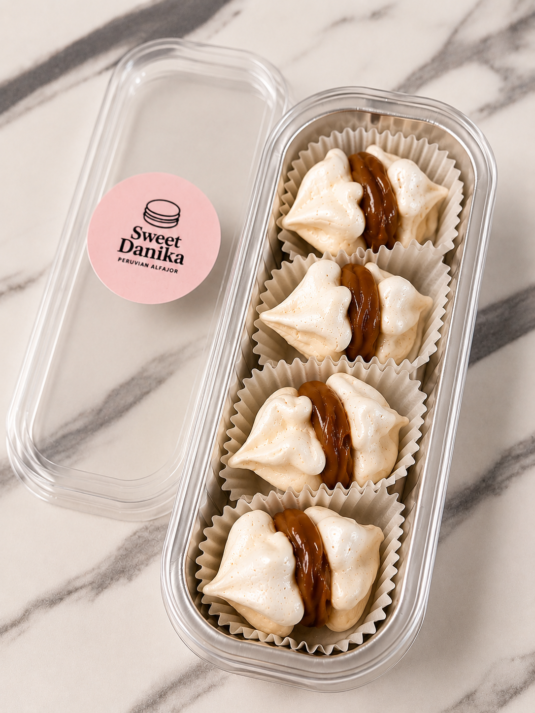 ☁️Mini Meringues with Dulce de Leche