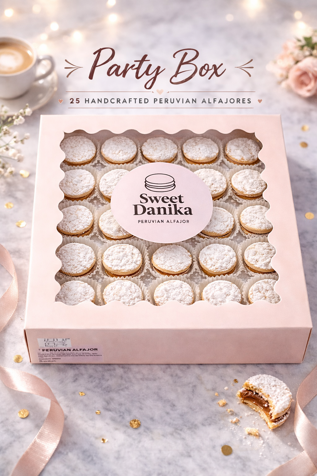 ✨ 25 Alfajores Box — Party Box