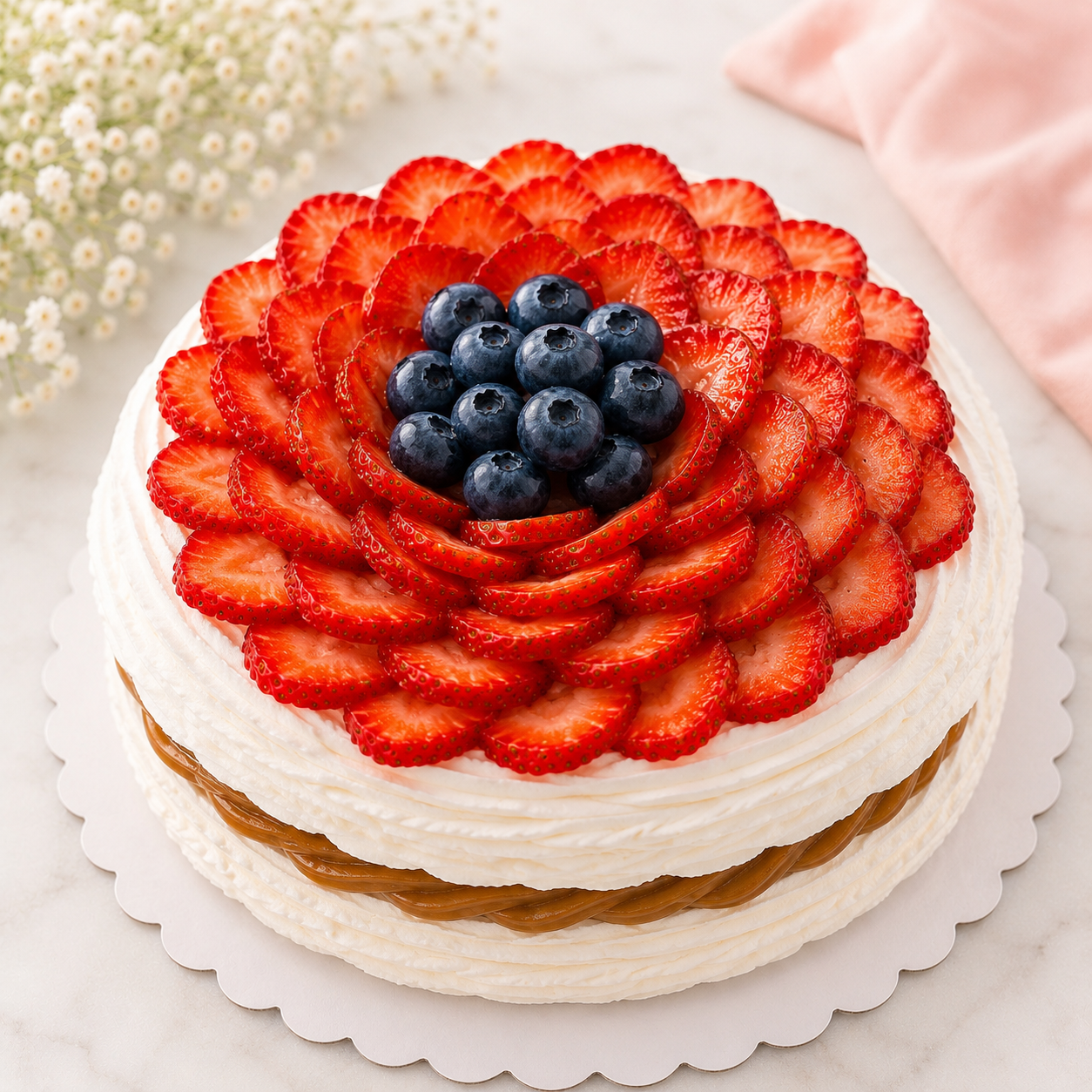 🍓 12" Signature Pavlova (MEDIUM / serves 12-16 people)