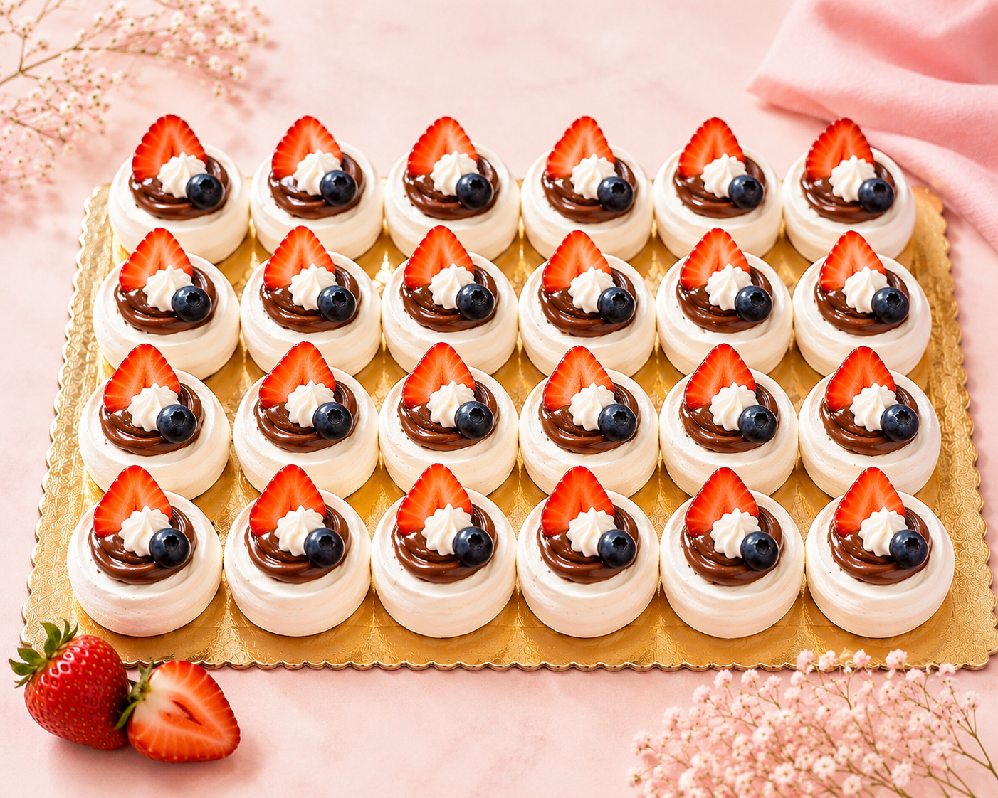 🍓 Signature Pavlova BITES (24 Pieces)