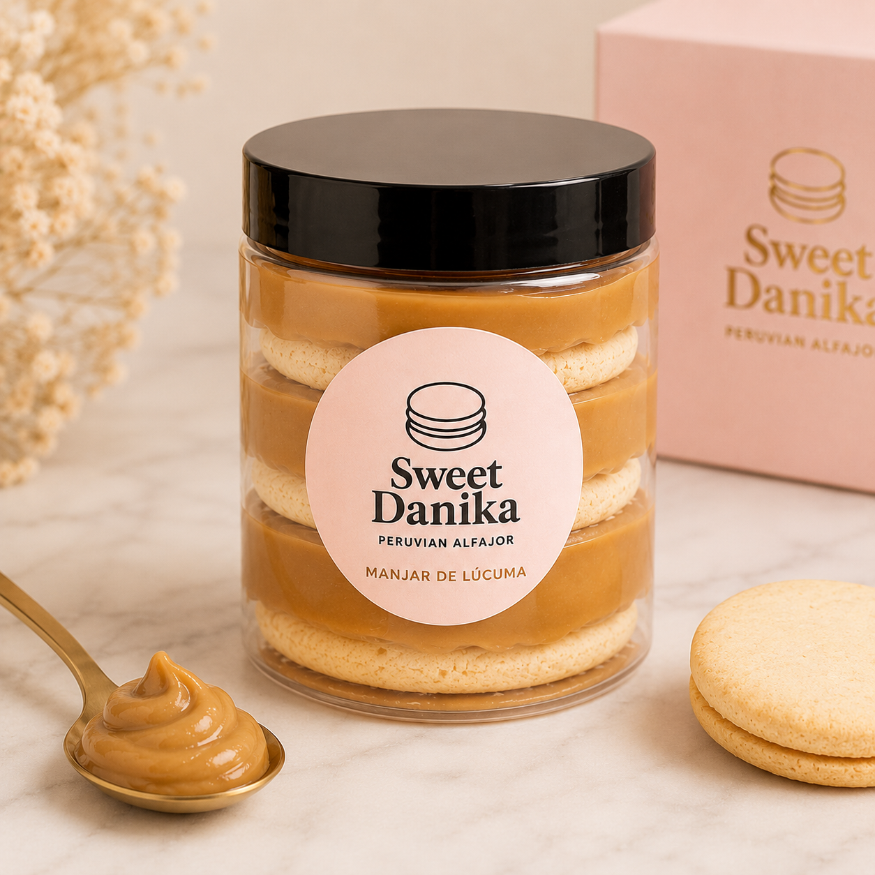 ✨Alfajor Dessert JAR (Nutella / Dulce de Leche / Lúcuma)